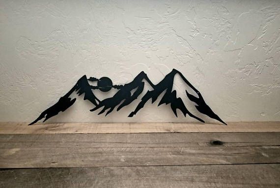 Mountain Moon Cut Out
