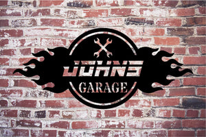 "Whos" Garage Plaque